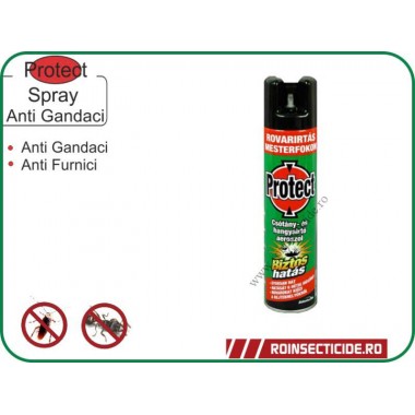 Spray contra gandacilor, furnicilor si altor insecte taratoare PROTECT 