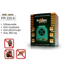 Electronic Pest Repel cu ultrasunete - PR-220.6 - 360 mp