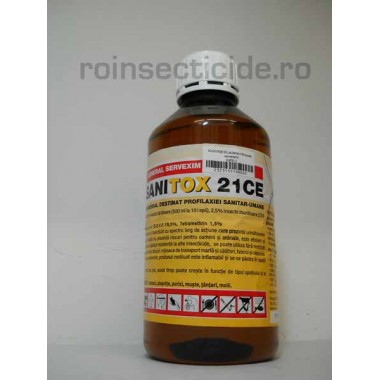 Sanitox 21 CE 1L - Insecticid universal destinat profilaxiei sanitar - umane