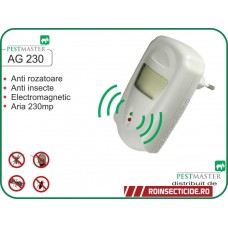 Pest Repeller Aparat cu unde electromagnetice anti gandaci,soareci, sobolani (230mp) - Pestmaster AG230