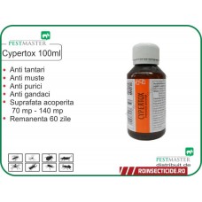  Insecticid anti insecte,anti gandaci,anti purici,anti daunatori Cypertox 100ml