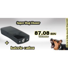 Aparat cu ultrasunete portabil anti caini (12m) - Pestmaster Superdog Chaser